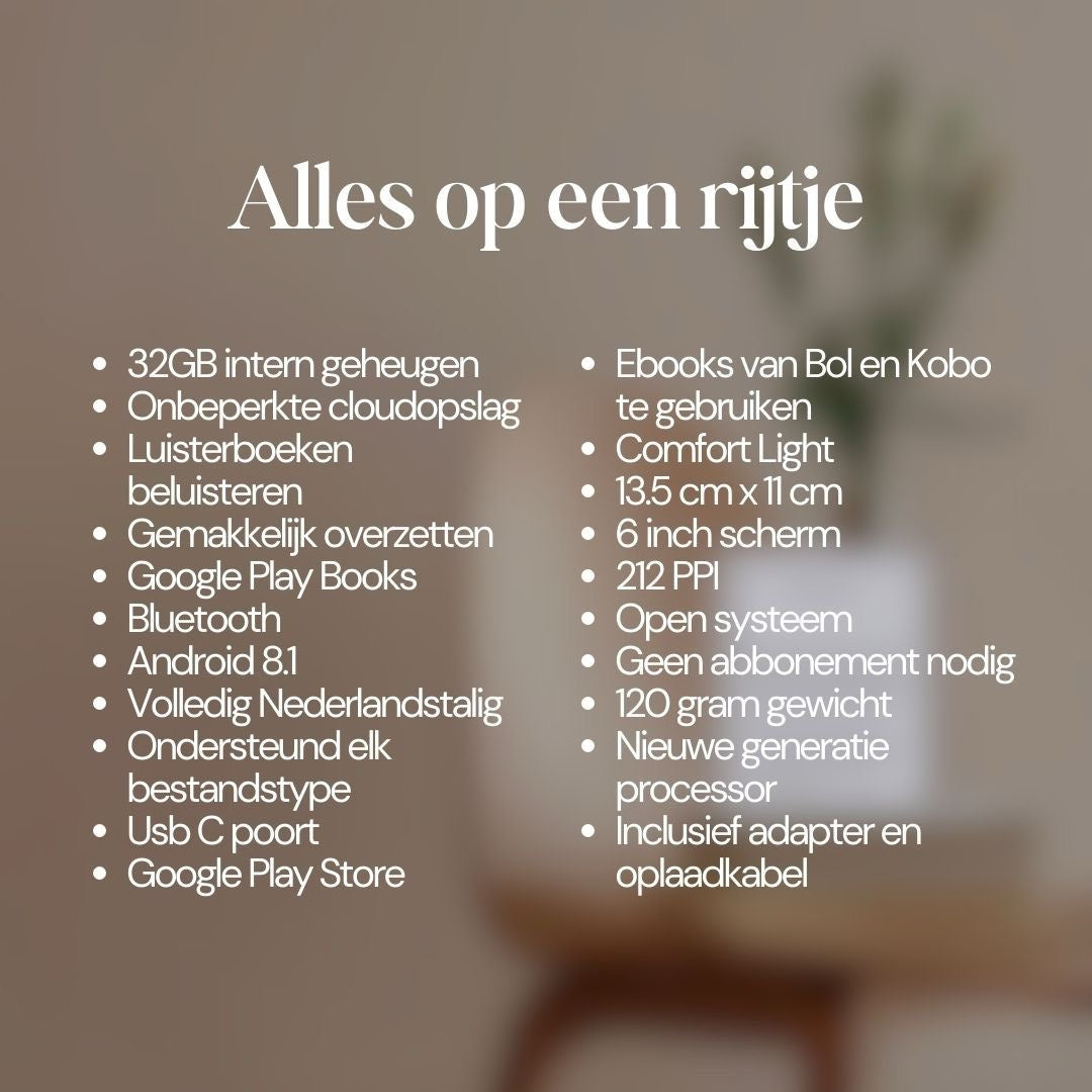 Orion E-reader 5.8” 32GB (let op alleen de productdoos is beschadigd)