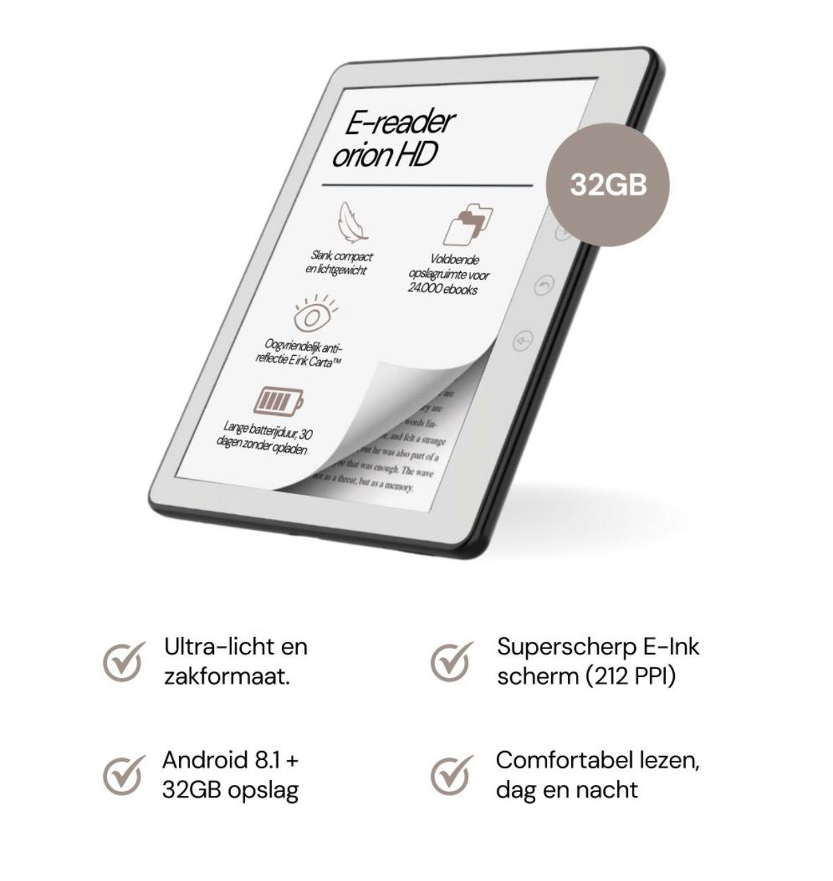 Orion E-reader 6" 32GB